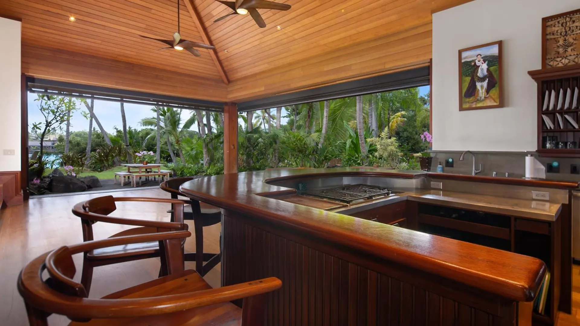 Kbm Resorts: Kona Bay House Stunning Ocean Front Estate Home Right On Keauhou Bay Kailua-Kona Holiday home